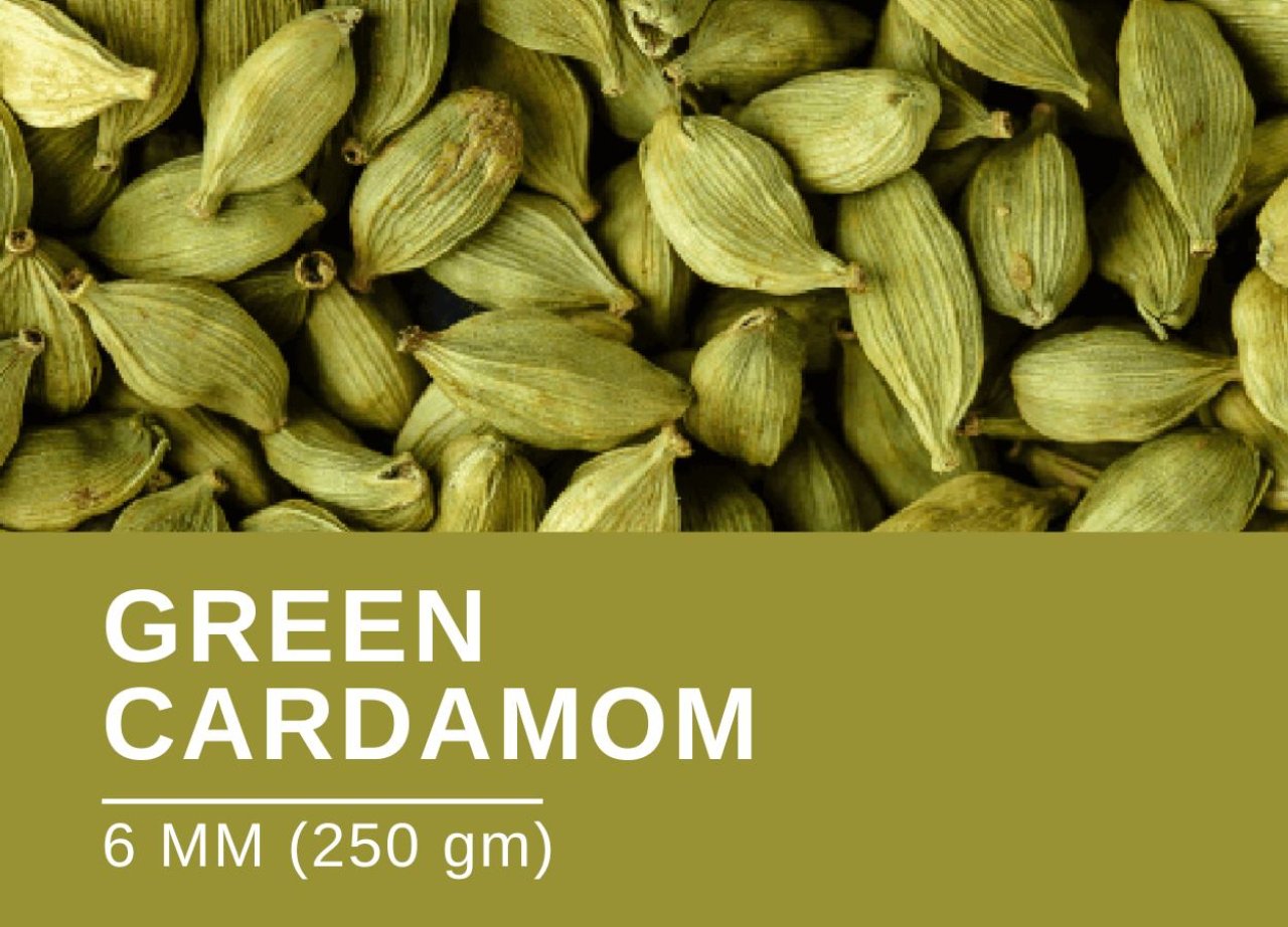 green cardamom 6 mm